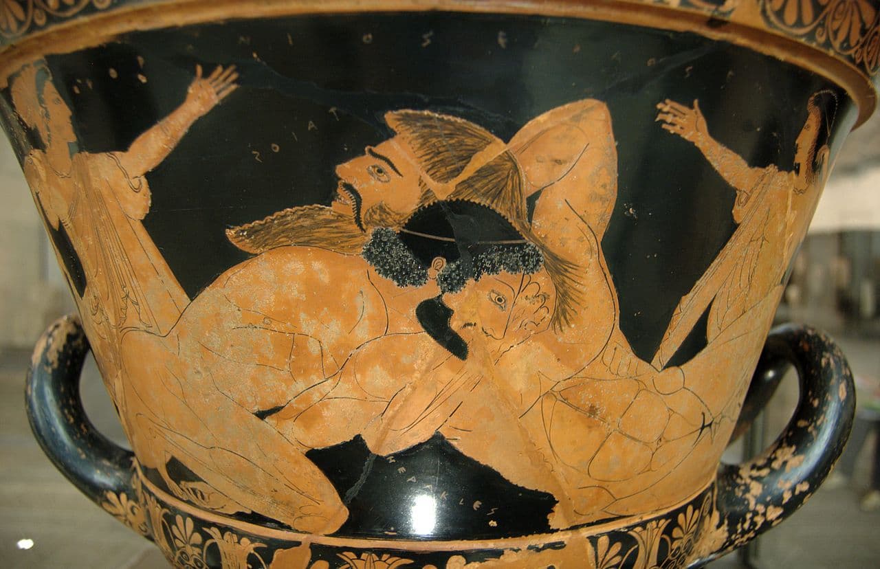 Геракл у боротьбі з Антеєм